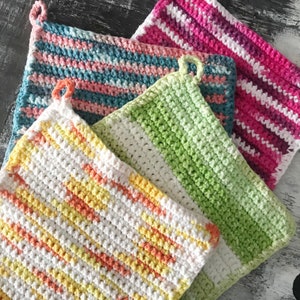 100% cotton cloths Cotton dishcloth image 1