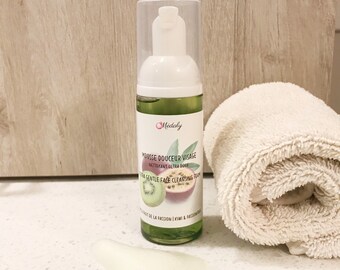 Gentle facial foam ''Kiwi & passion fruit'' | Ultra gentle vegan facial cleanser | Moisturizing facial cleanser | Facial care