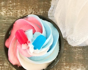 Vegan whipped soap ''Popsicle rocket'' | Shower gel | Body Wash | Vegan Soap | Shaving cream | Guest gift