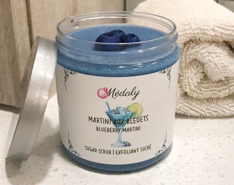 ''Blueberry Martini'' Sugar Body Scrub | Sugar Body Scrub | Body scrub | Vegan Exfoliating Scrub