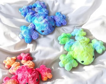 Weighted plush toy for anxiety and ADHD management "Frog 3.1 lb" | Weighted animal | Weighted animal for anxiety management and ADHD