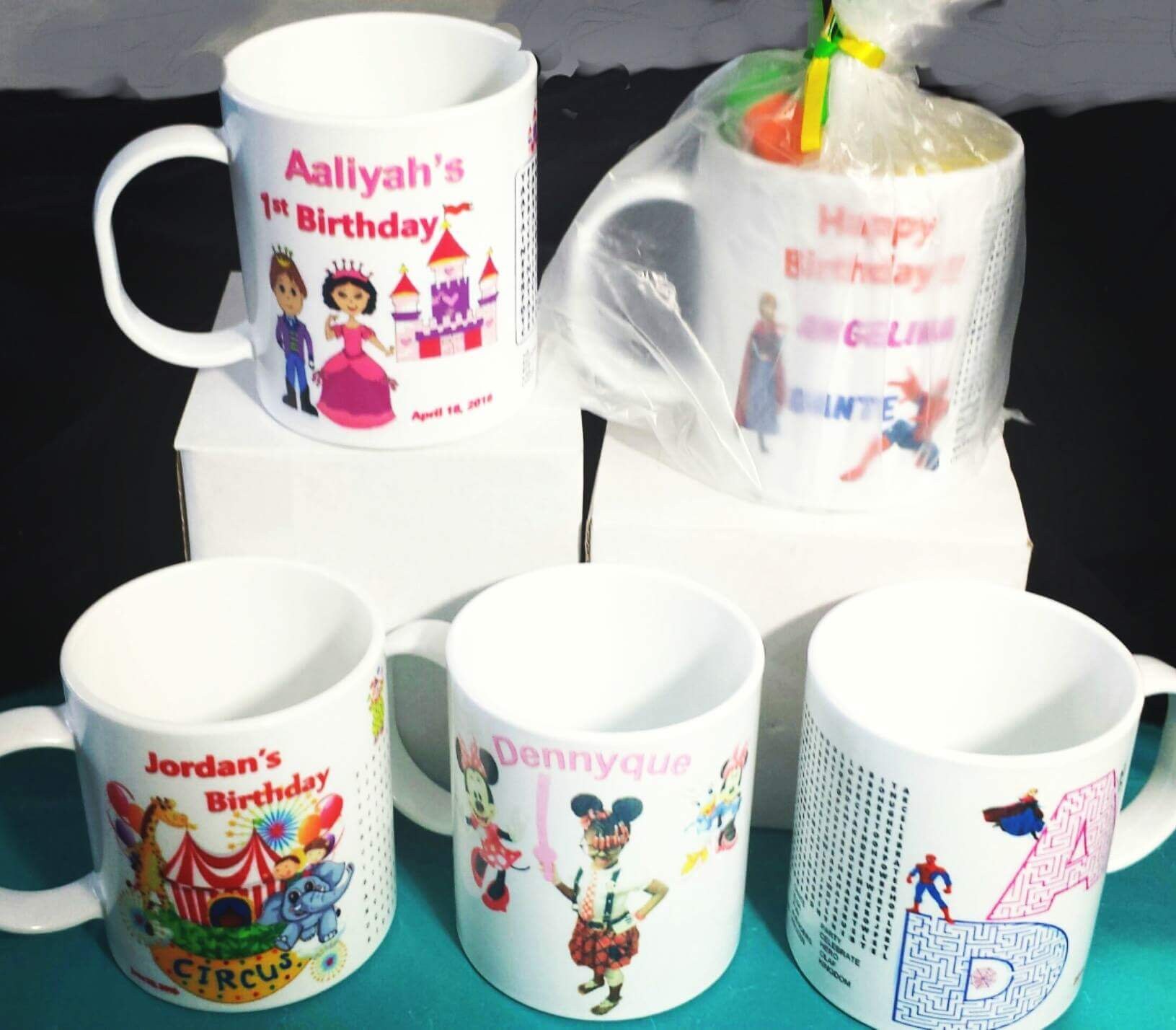 Kids Personalized Plastic Mugs Kids Mugs Loot Bags Stocking Etsy