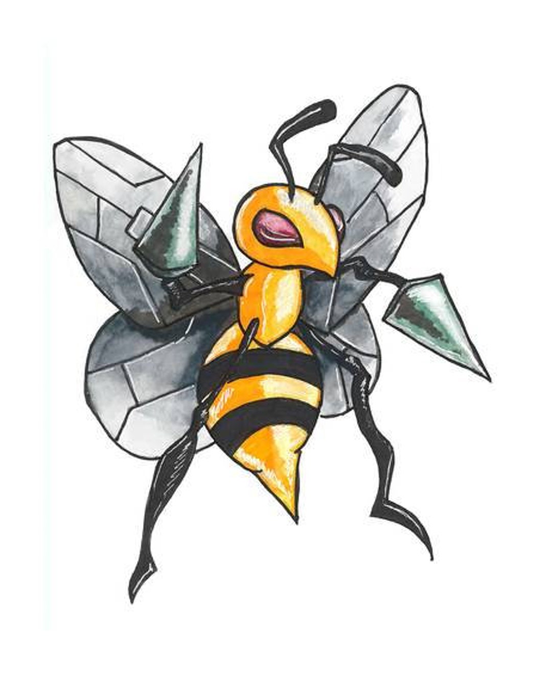 Beedrill (print) - Etsy