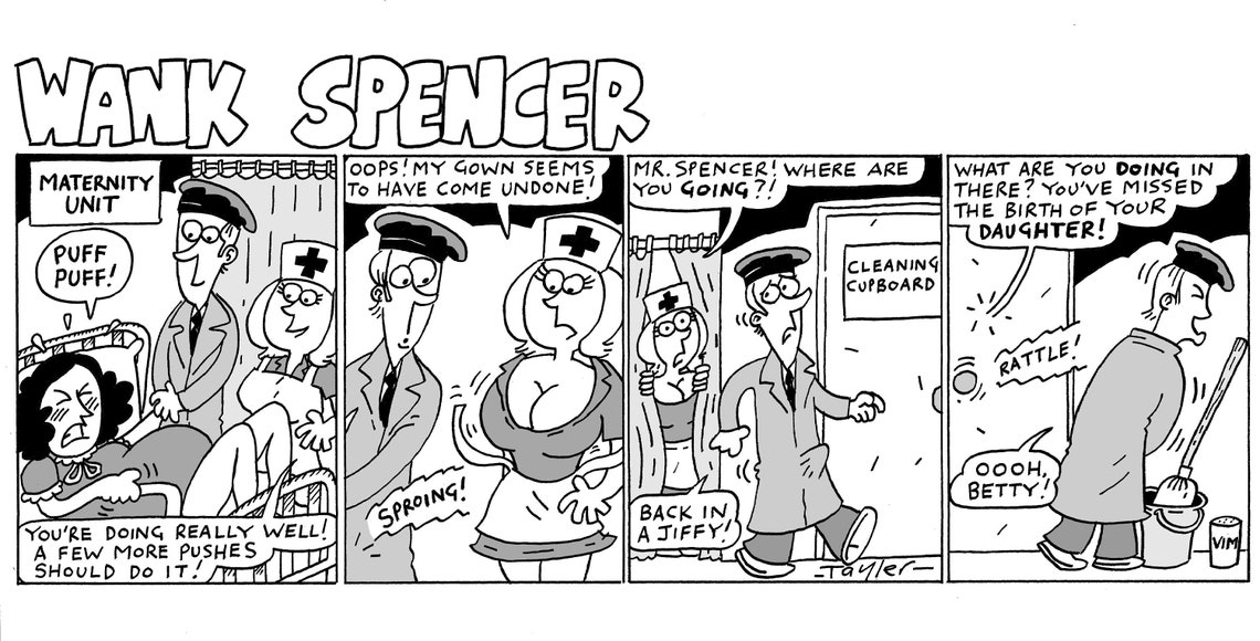 Wank Spencerfrom Viz Comic Signed A4 Print Etsy