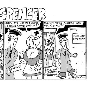 Wank Spencer(from Viz comic) signed A4 print
