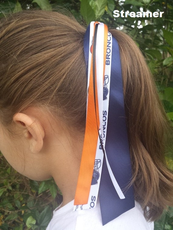 Team Colors Ribbon Ponytail Holder Made with Green Bay Packers Grosgrain Ribbon
