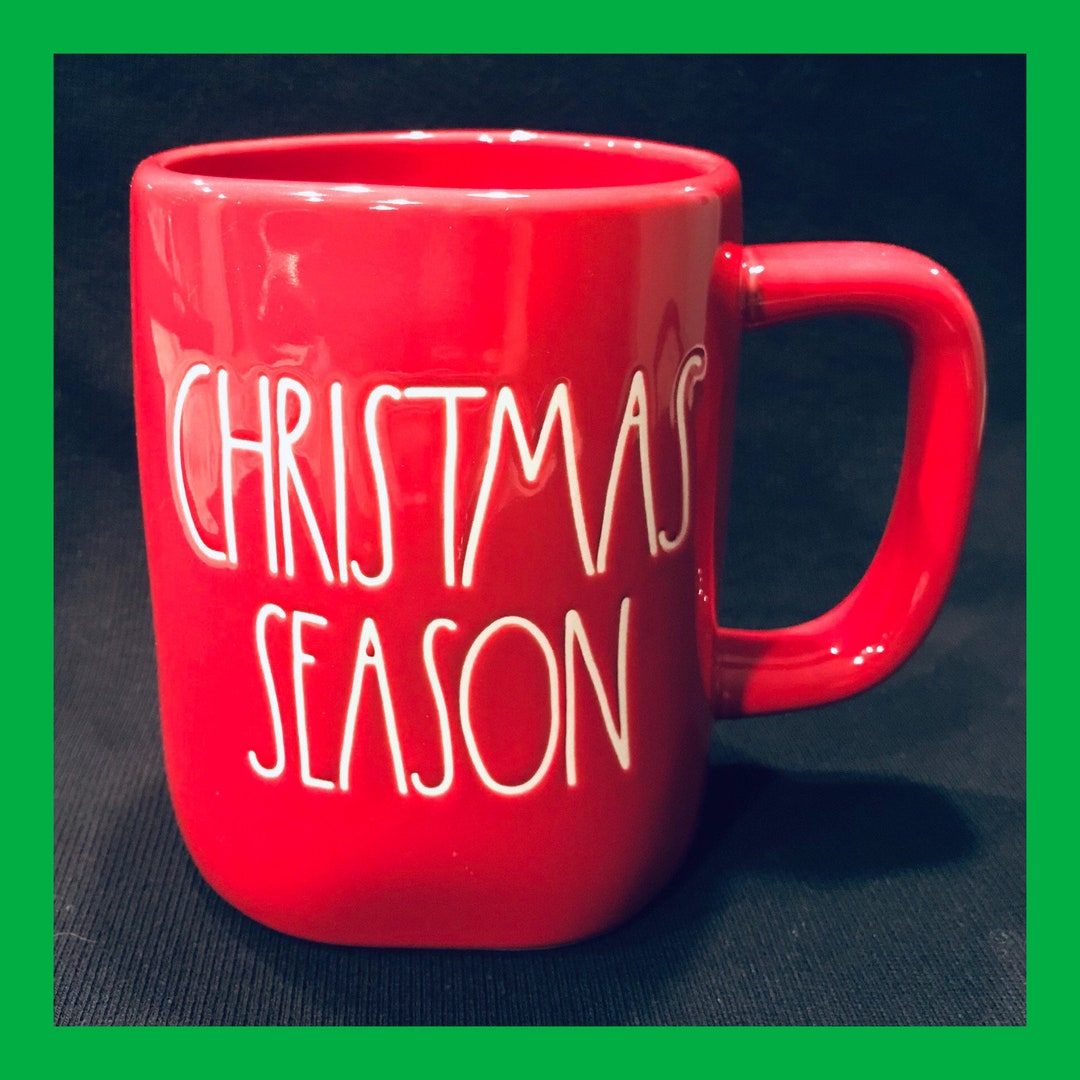 CHRISTMAS SEASON Rae Dunn Coffee Mug Rae Dunn Christmas Season Happy ...