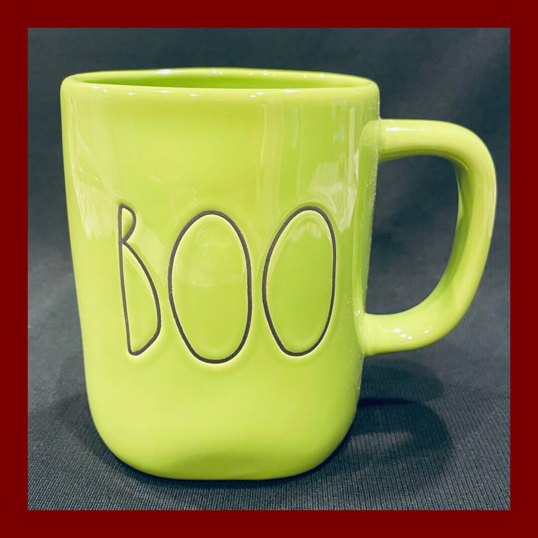 BOO Rae Dunn Coffee Mug Rae Dunn Mugs Halloween Mugs Ghost Etsy