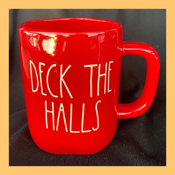 DECK THE HALLS Rae Dunn Coffee Mug | Rae Dunn | Christmas Mugs | Merry Christmas