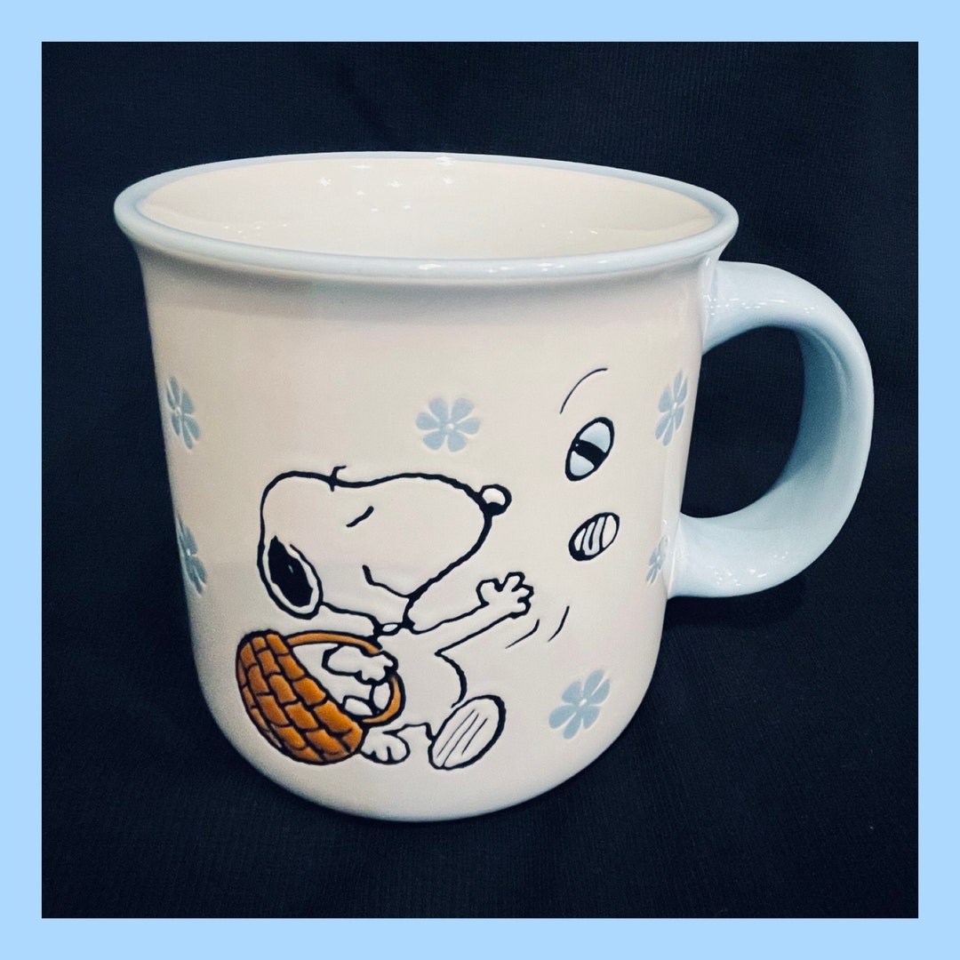 SNOOPY EASTER MUG coffee Mug Snoopy Mugs Peanuts Mugs Charlie Brown Etsy