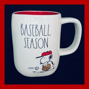 SNOOPY’s BASEBALL SEASON Coffee Mug | Peanuts | Charlie Brown | Baseball