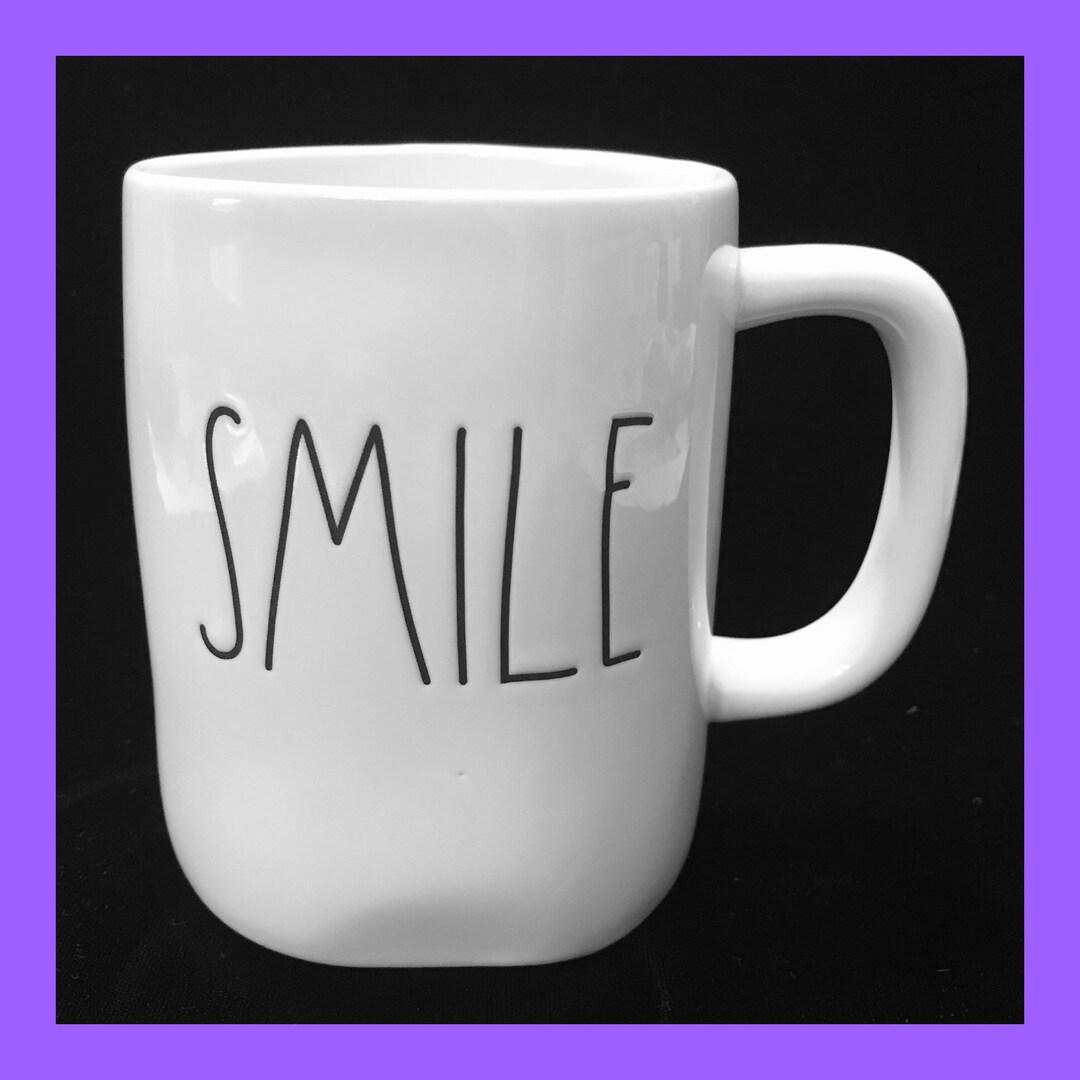 SMILE Rae Dunn Mug Rae Dunn Coffee Mugs Rae Dunn Smile Etsy