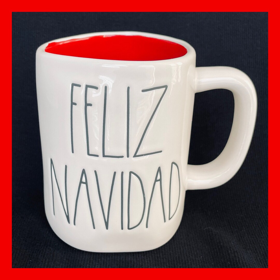 FELIZ NAVIDAD Rae Dunn Coffee Mug Rae Dunn Christmas Mugs Merry