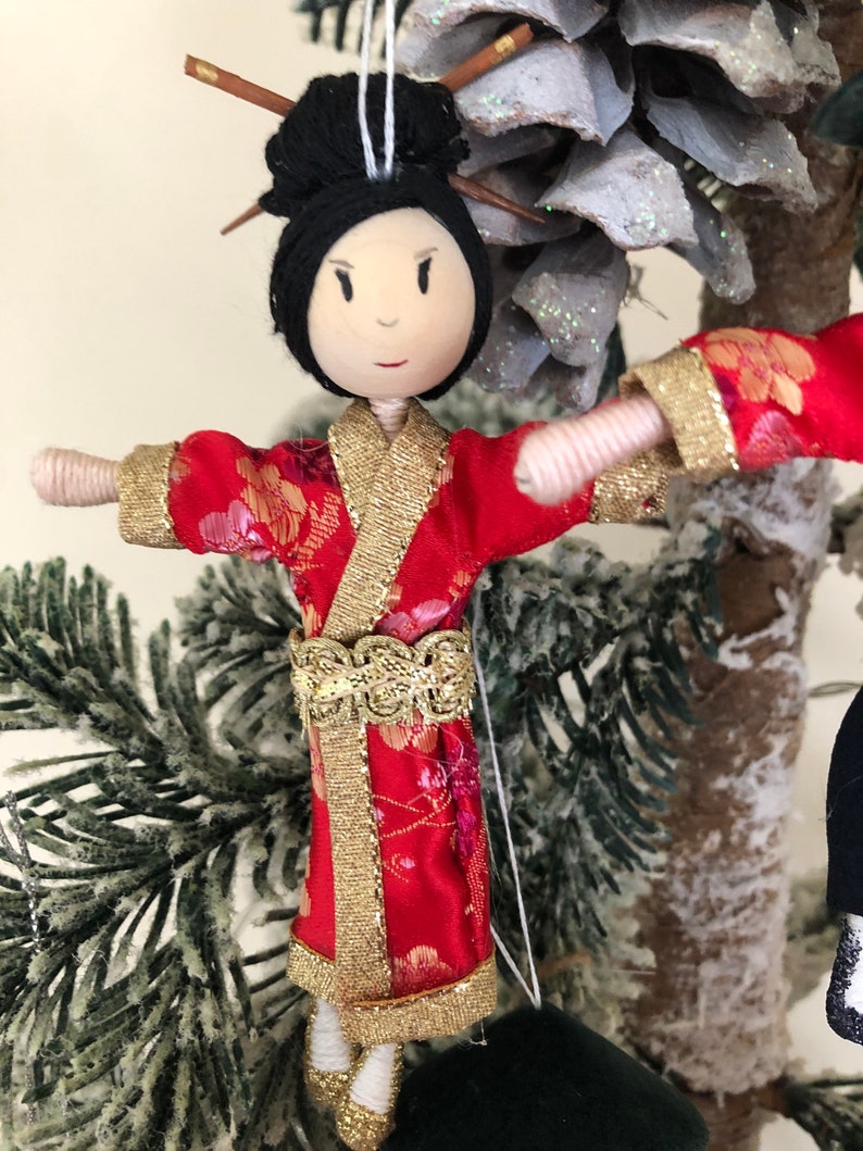 Nutcracker Ballet Chinese Dance Ornaments Chinese Dancer Etsy