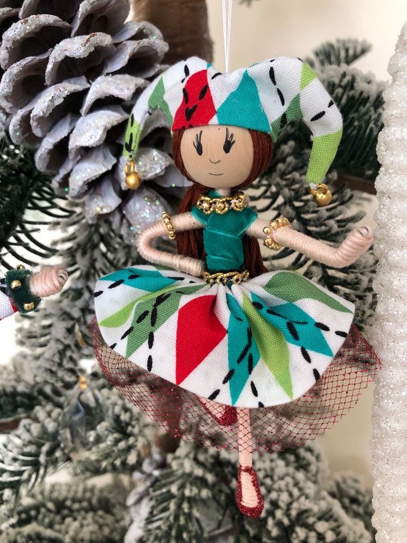 Nutcracker ballet harlequin couple ornaments harlequin Etsy
