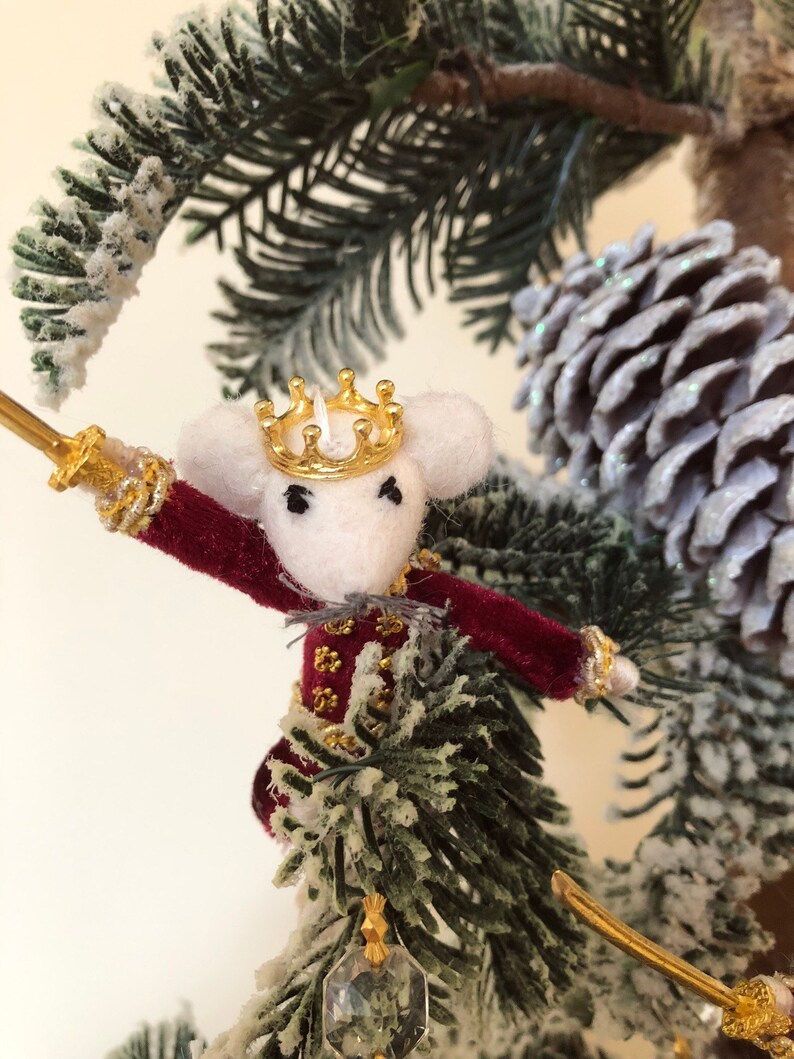 Mouse King ornament Nutcracker ballet miniature christmas Etsy