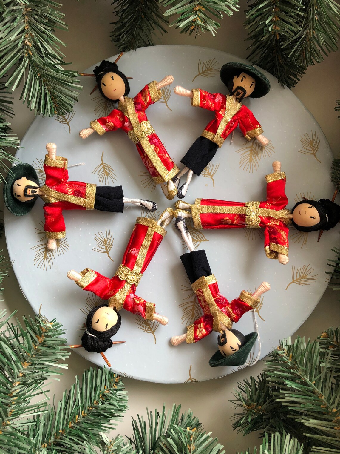Nutcracker Ballet Chinese Dance Ornaments Chinese Dancer Etsy