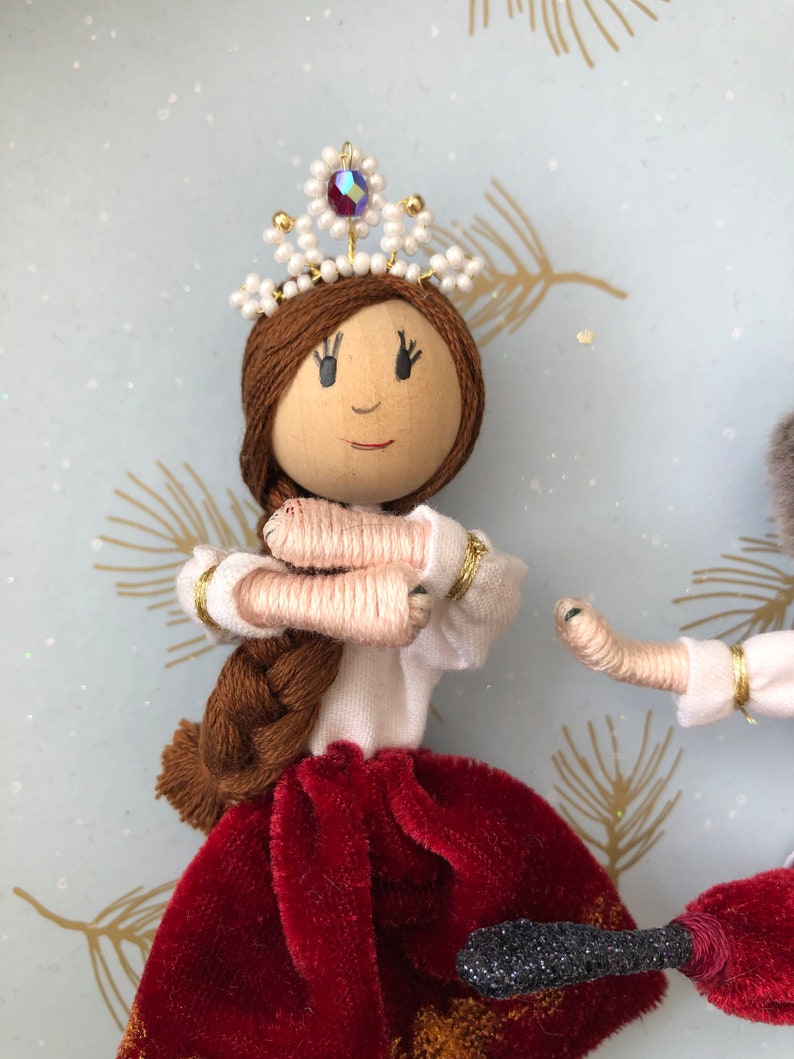 Russian Dance Nutcracker Ballet Ornaments Set of 2. Etsy