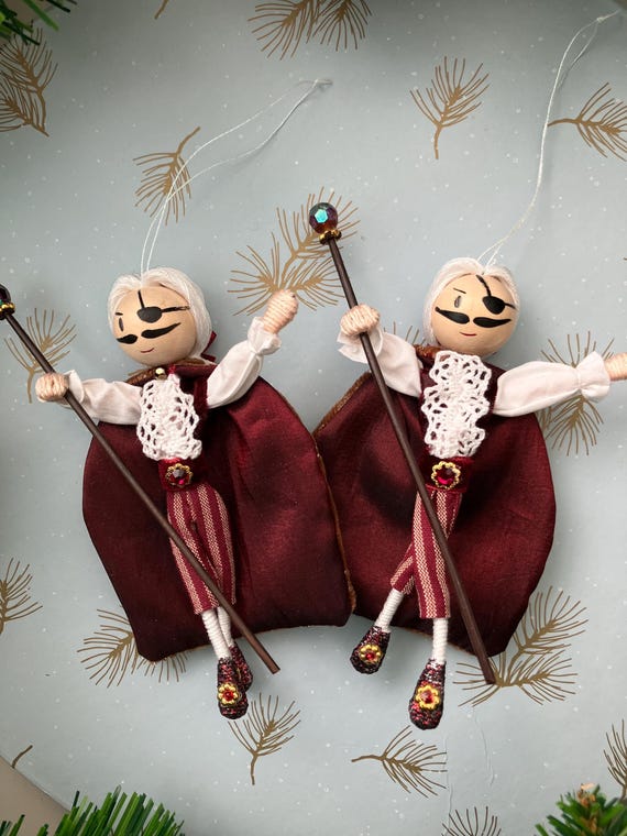 Drosselmeyer doll ornament, the nutcracker ballet doll, nutcracker Christmas ornament