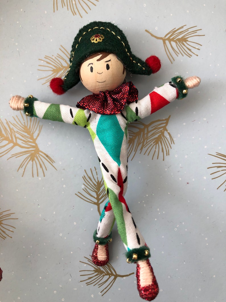 Nutcracker ballet harlequin couple ornaments harlequin Etsy