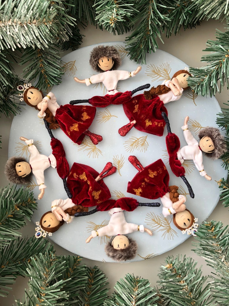 Russian Dance Nutcracker Ballet ornaments set of 2. Etsy