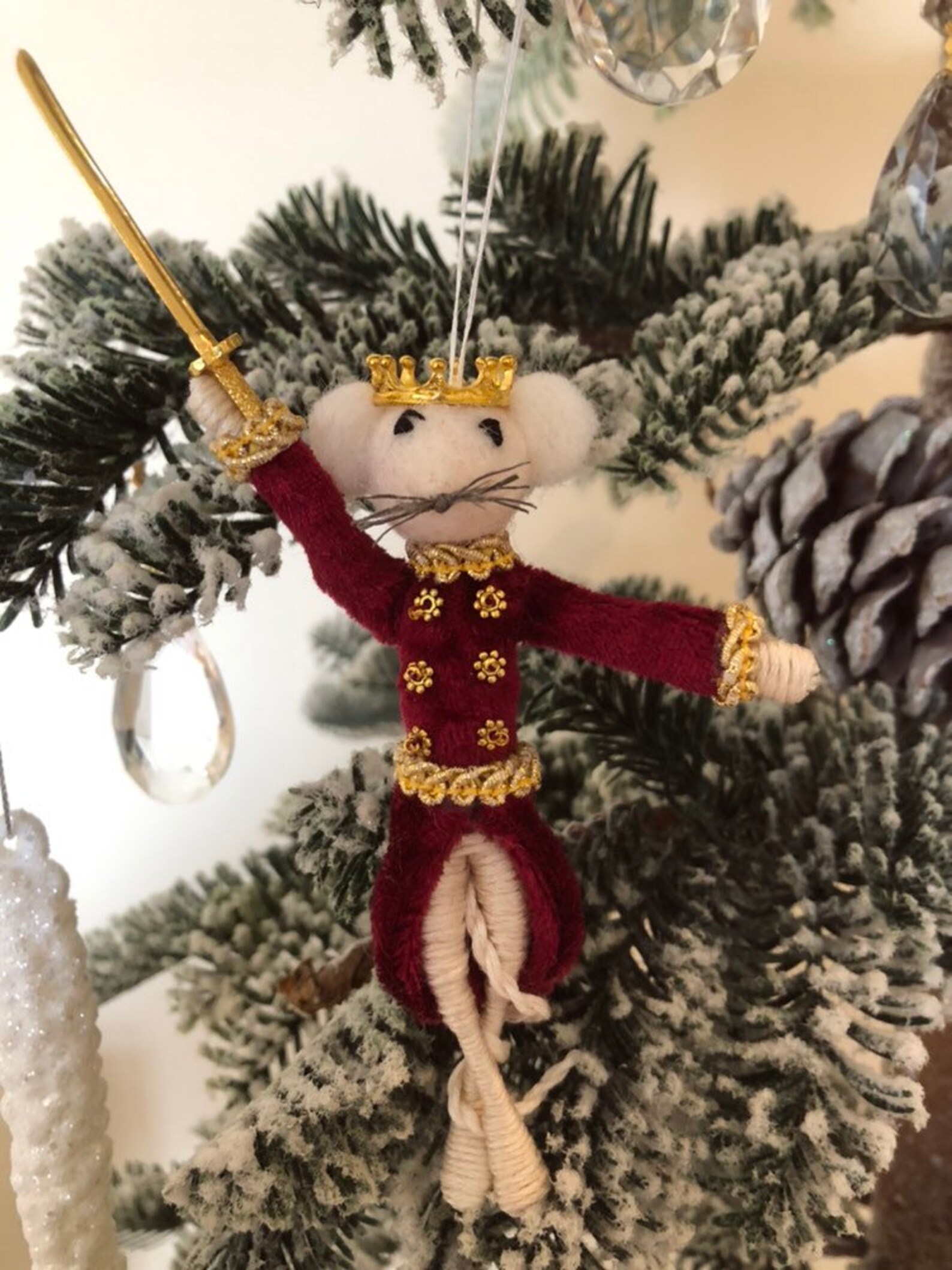 Mouse King ornament Nutcracker ballet miniature christmas Etsy