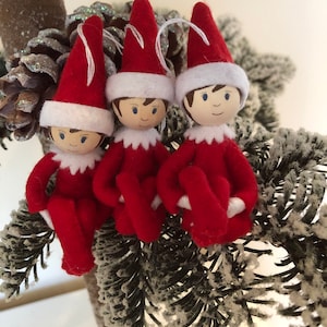 Kerst elf ornament, Santa's kleine helper
