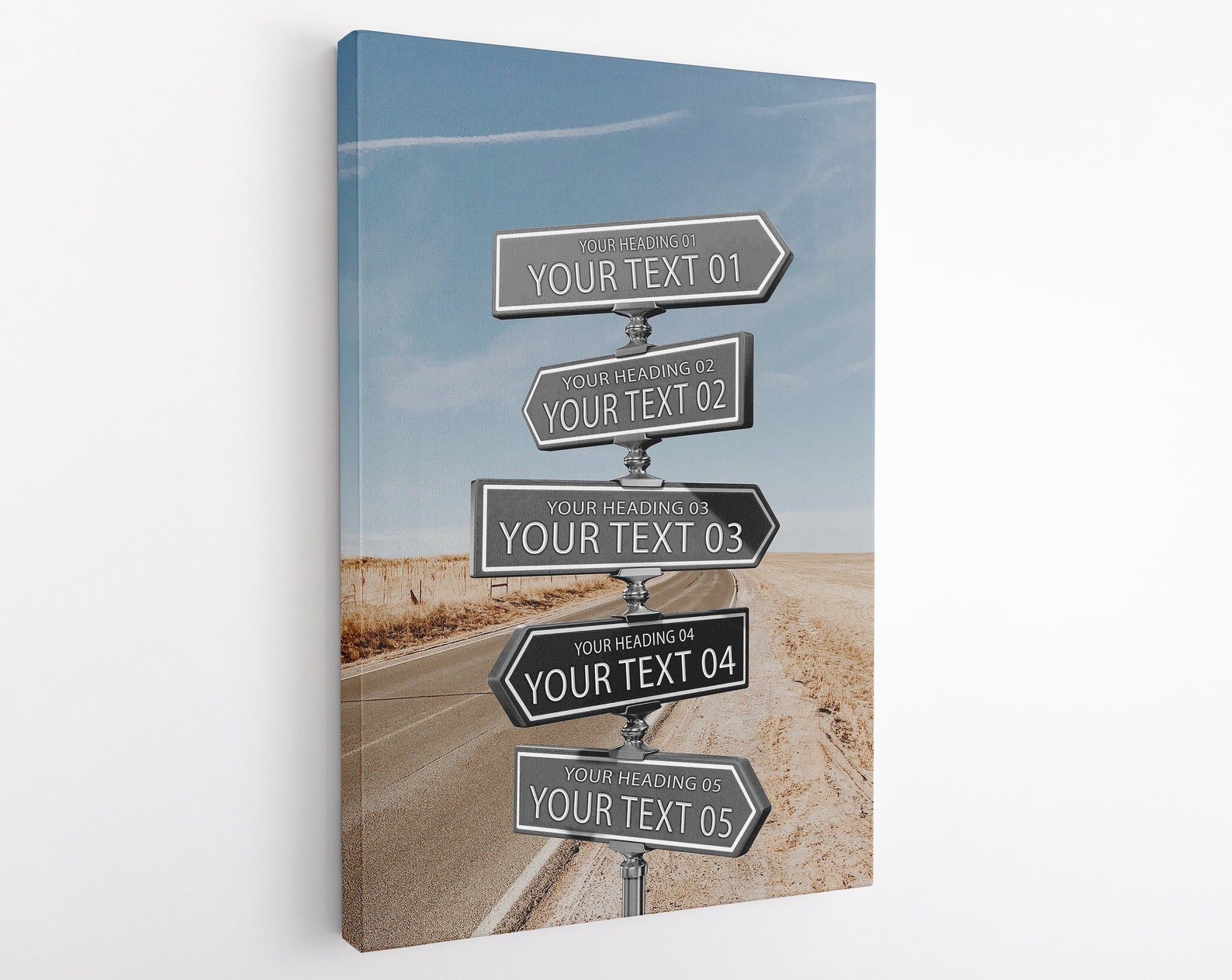 Personalizado Street Sign Multi Name Custom Canvas Wall Art Etsy