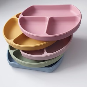 Personalised baby spoon, silicone Baby Plate & Spoon Set, toddler Weaning Gift baby shower gift, child weaning set first feed christmas gift