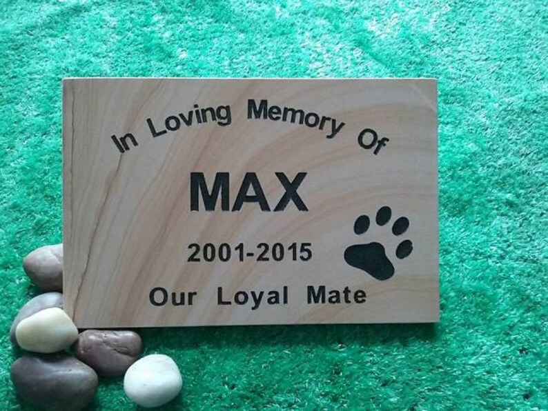 Pet Memorial Plaques Engraved Sandstone From Australia Etsy Australia