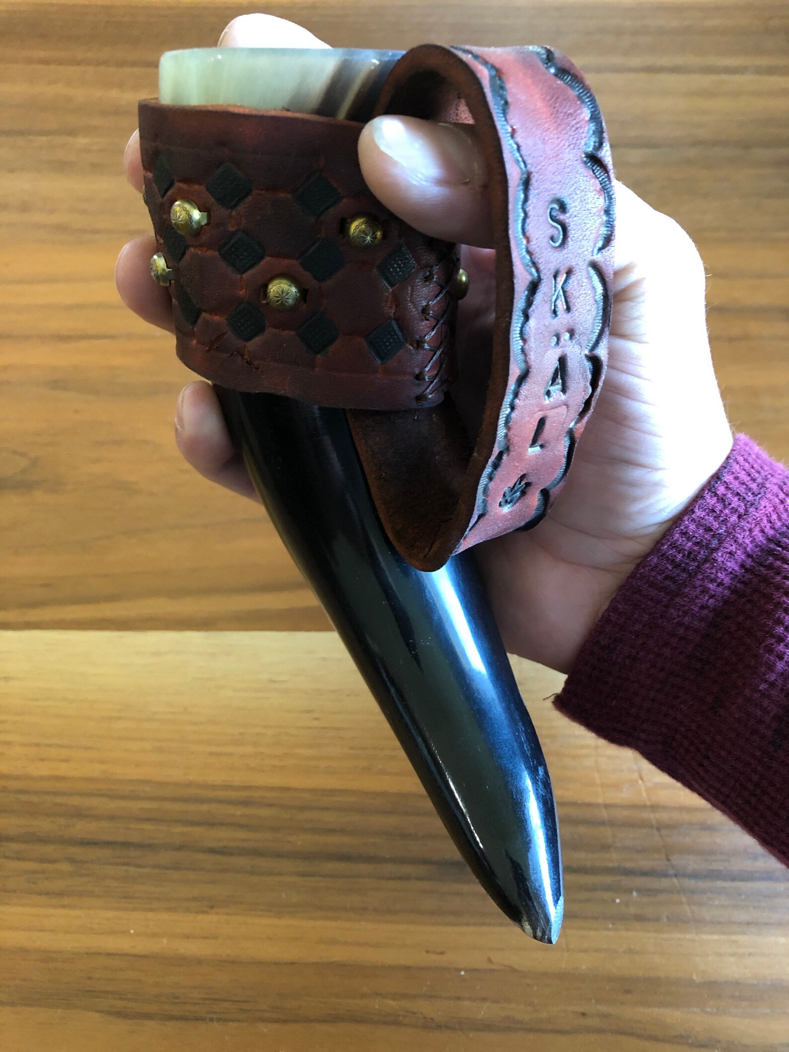 Small mead horn Etsy