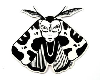 Moth Sticker -  Illustration