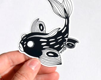 KOÏ Sticker - Japanese Fish Illustration