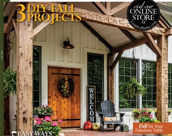 2023 FALL Country Rustic Magazine ~ Country Primitives Antiques & Farmhouse-Style Home Decor, DIY's, Recipes + VIDEO
