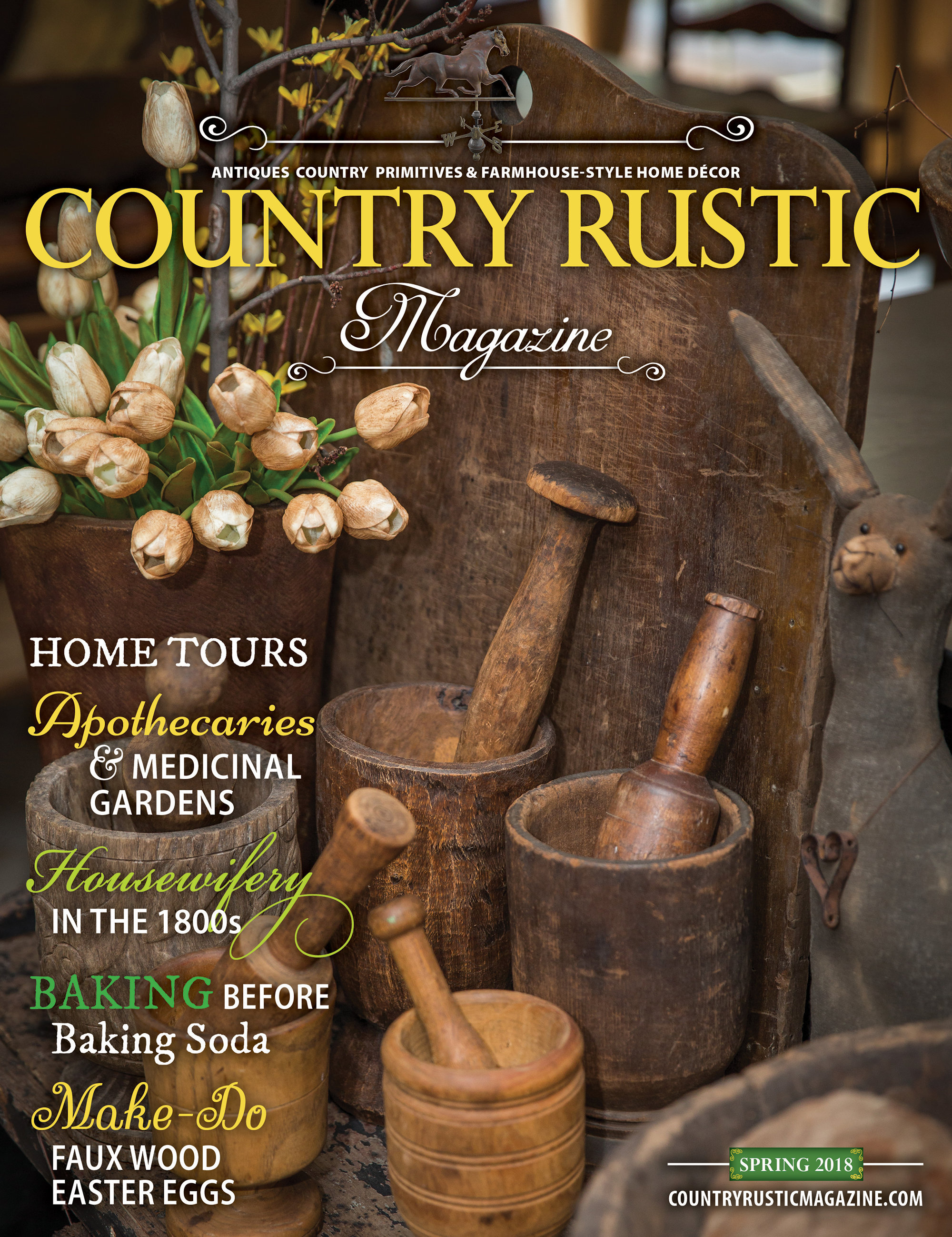 2018 SPRING Country Rustic Magazine: Farmhouse Decor, Primitives ...