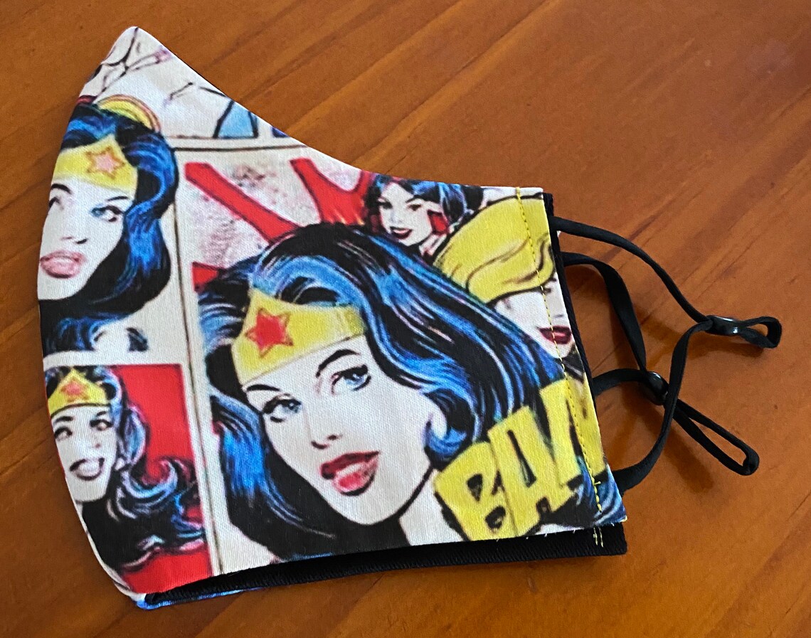 Wonder Women Mask Etsy
