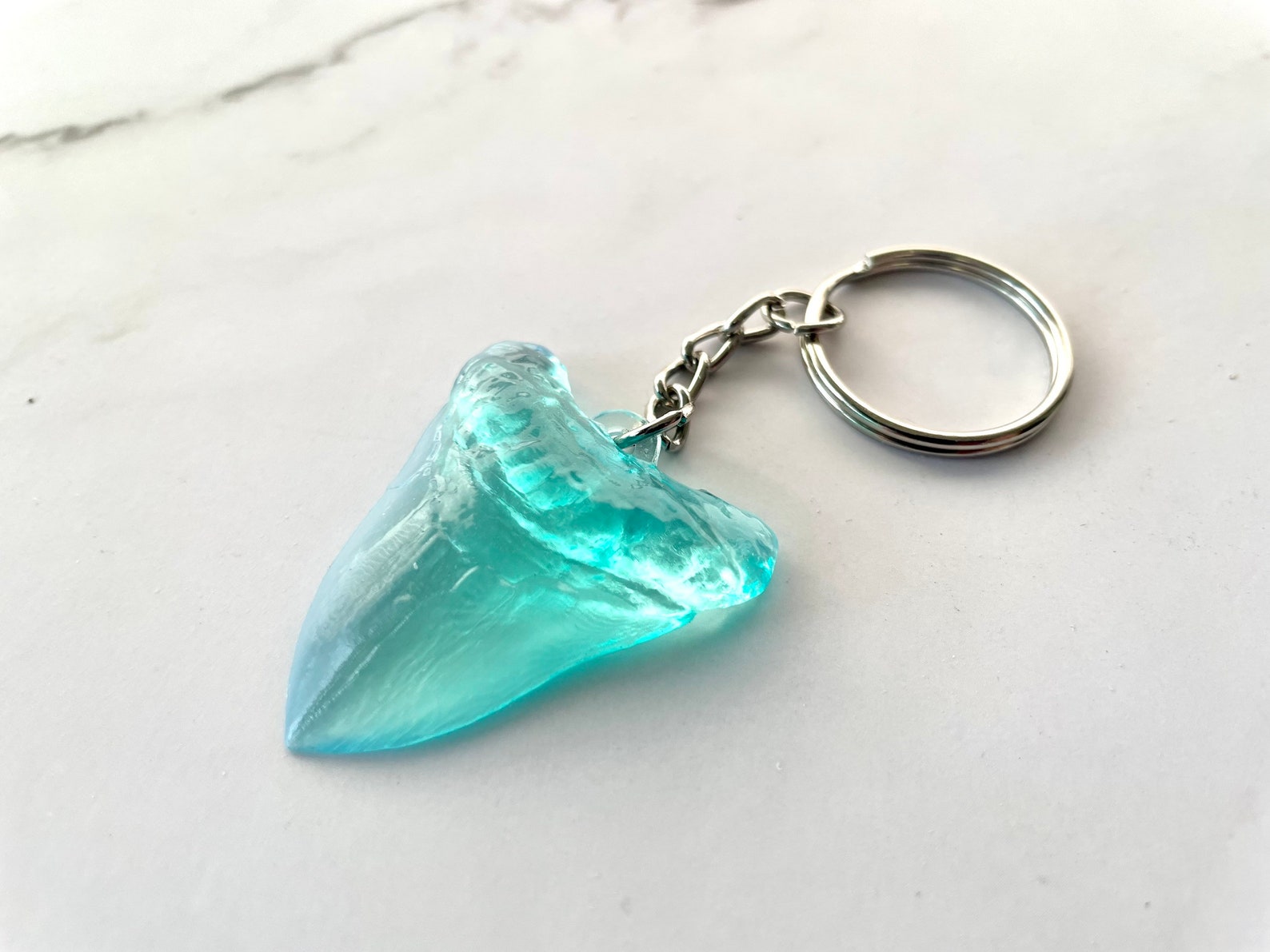 Fossil Keychains Translucent Resin Dinosaur Keychain Etsy