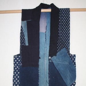 Antique Boro Noragi Vest of Indigo Dye Cottonsashiko Stitch - Etsy