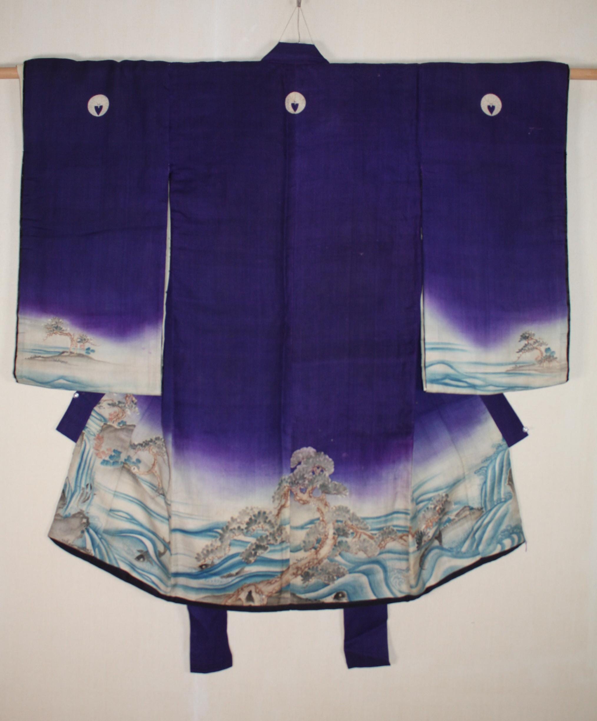 Childs Vintage Silk Kimono - Etsy