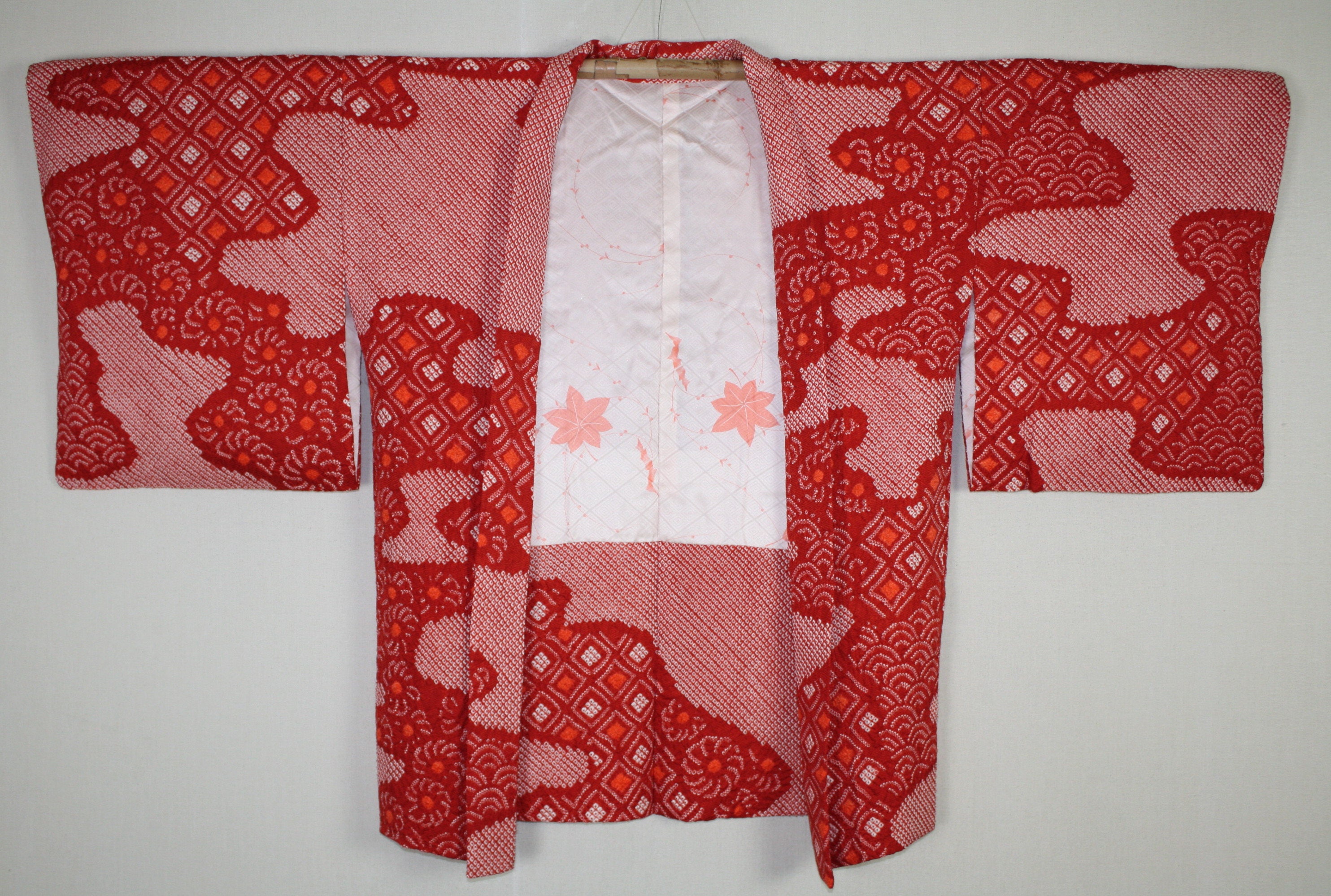 Japanese Vintage Beautiful Silk Shibori tie-dyeof Fine | Etsy