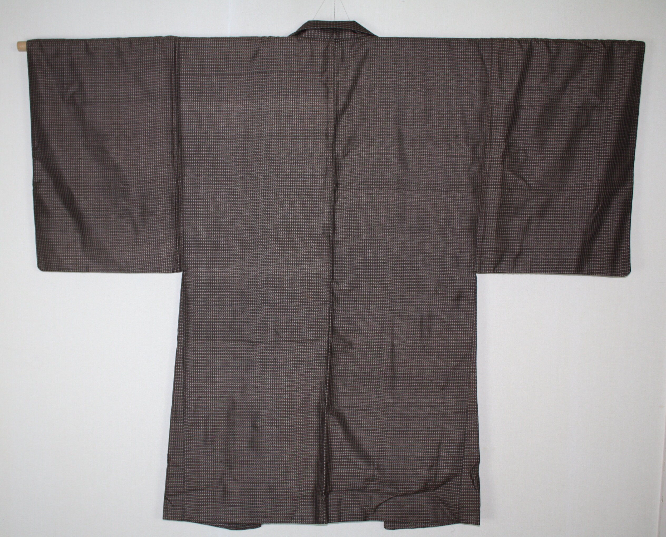 Japanese Vintage Oshima Tumugi Soft Silk Dark Brown Men's | Etsy