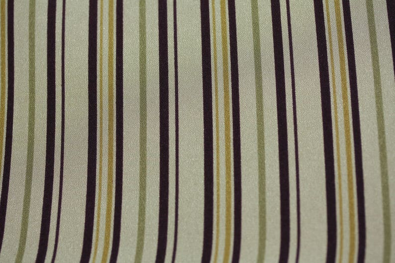 Japanese vintage soft silk beautiful haori coat jacket of Pattern of striped beige background