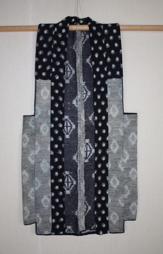 Noragi Vest of Antique Textile Indigo Dye Cotton & Excellent