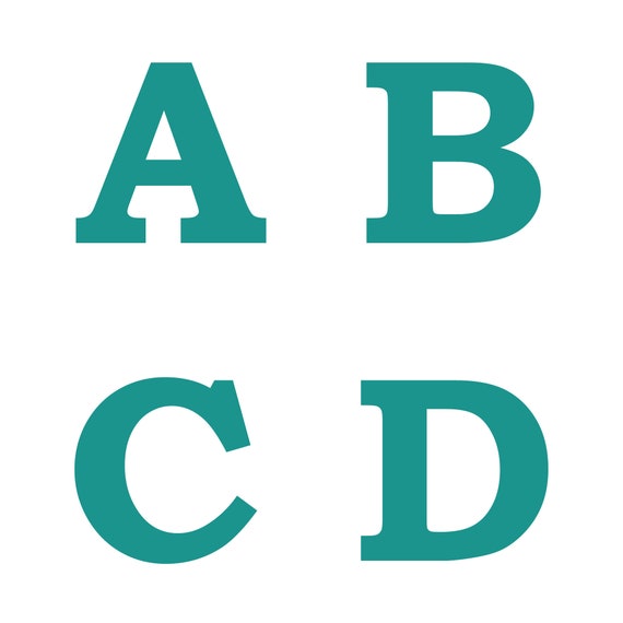 1 Alphabet A Z Numeric 0 9 Disc Cutter Size Available 5 Etsy