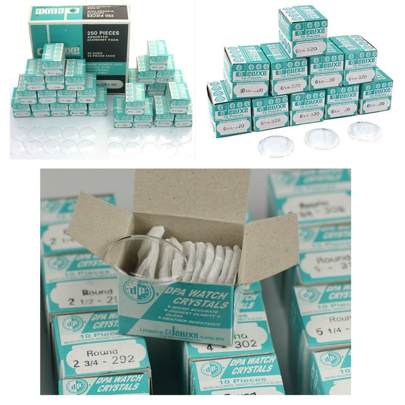 Crystals Are High Dome Plastic Deluxe Watch Crystals Each Etsy