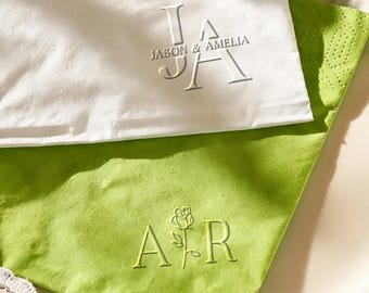 Personalized Wedding Embosser, Napkin Embosser, Monogram Embosser,For Envelope and Invitation,Bride & Groom Wedding Gift, Wedding Stationery