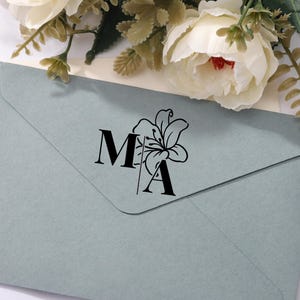 Personalized Wedding Embosser Stamp,Custom Wedding Stamp,Napkin Embosser,Envelope and Invitation Embosser,Initial Stamp,Monogram Embosser