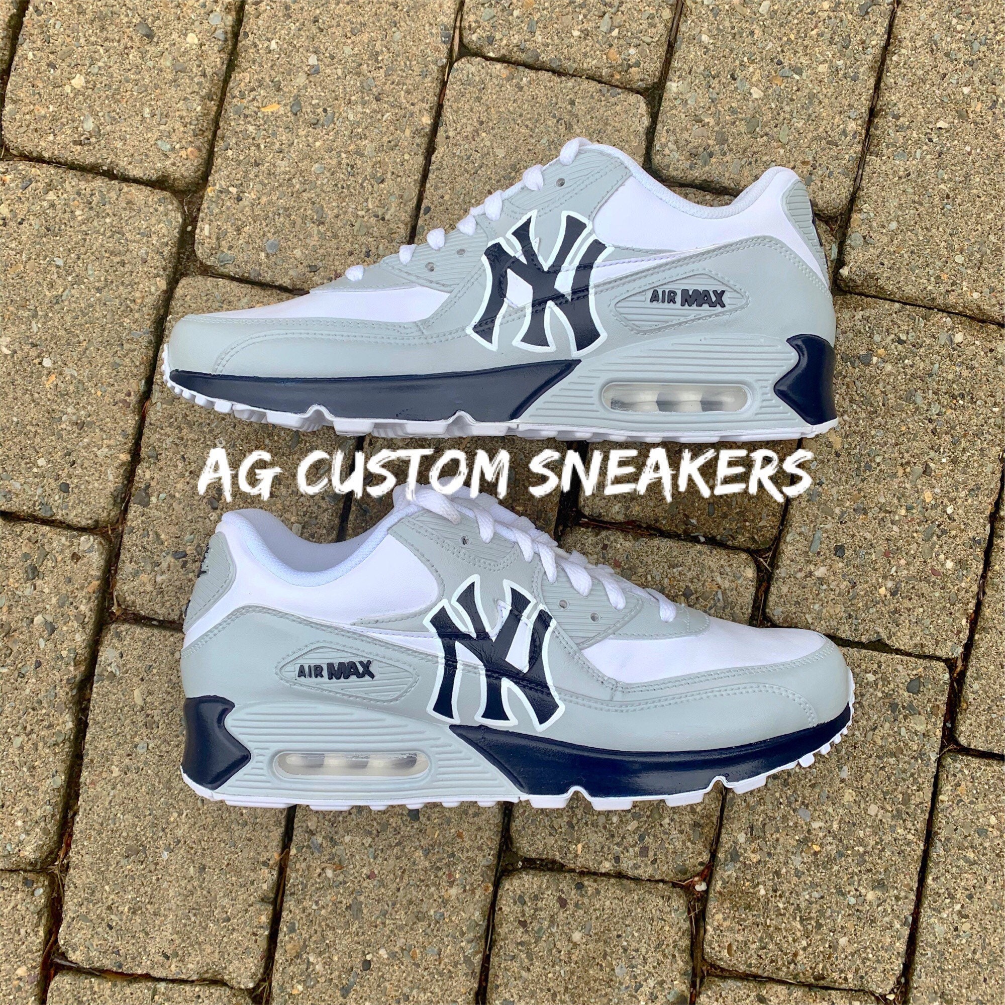 2021 New York Yankees Nike Air Max 95 Colorway Shoes Exclusive