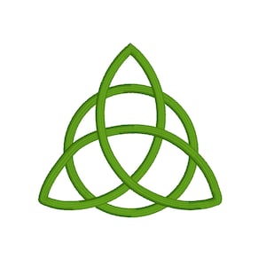 Triquetra - Single Machine Embroidery Design Digital Download 4x4 Hoop