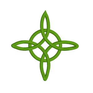 Nó de bruxa - Design de bordado de máquina única Download digital 4x4 Hoop